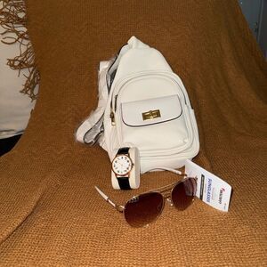 Elegant White Crossbody Bag